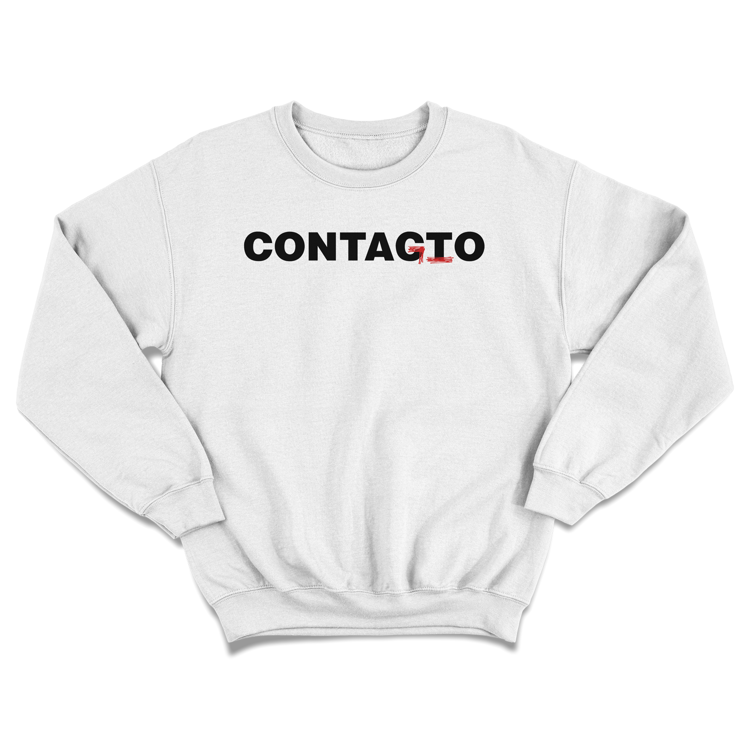 Buy Sweatshirt Contacto o contagio from Estudio rarahuetes